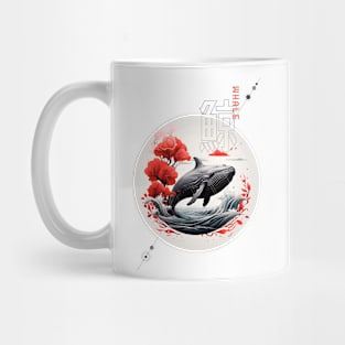 Whale AI east japan china ink design Mug